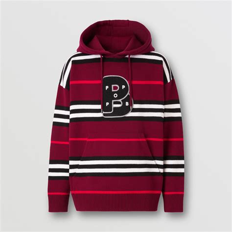 burberry heart intarsia hoodie|BURBERRY Intarsia.